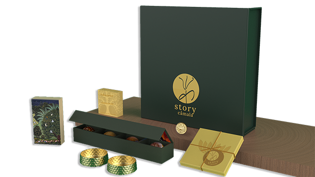 Diwali Gift Box Set - Premium Indian-Themed Gift Boxes - story cåmala